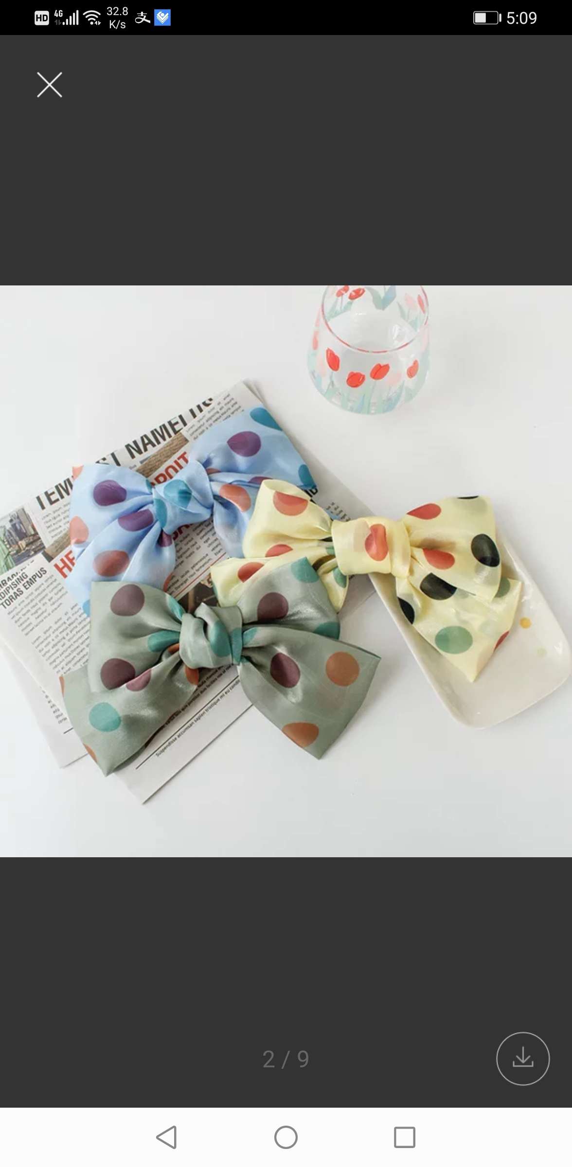 Polka Dot Clip Cute Wind Cross-Border E-Commerce Explosion Recommended Travel Accessories Application Scenario