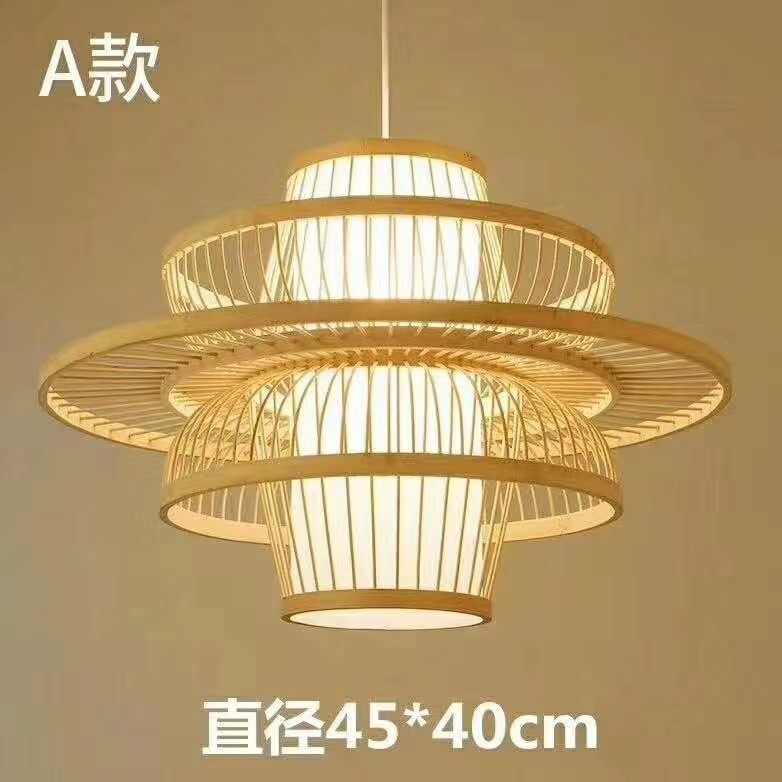 Chinese-style rattan chandelier, a refreshing and elegant chandelier Specification image