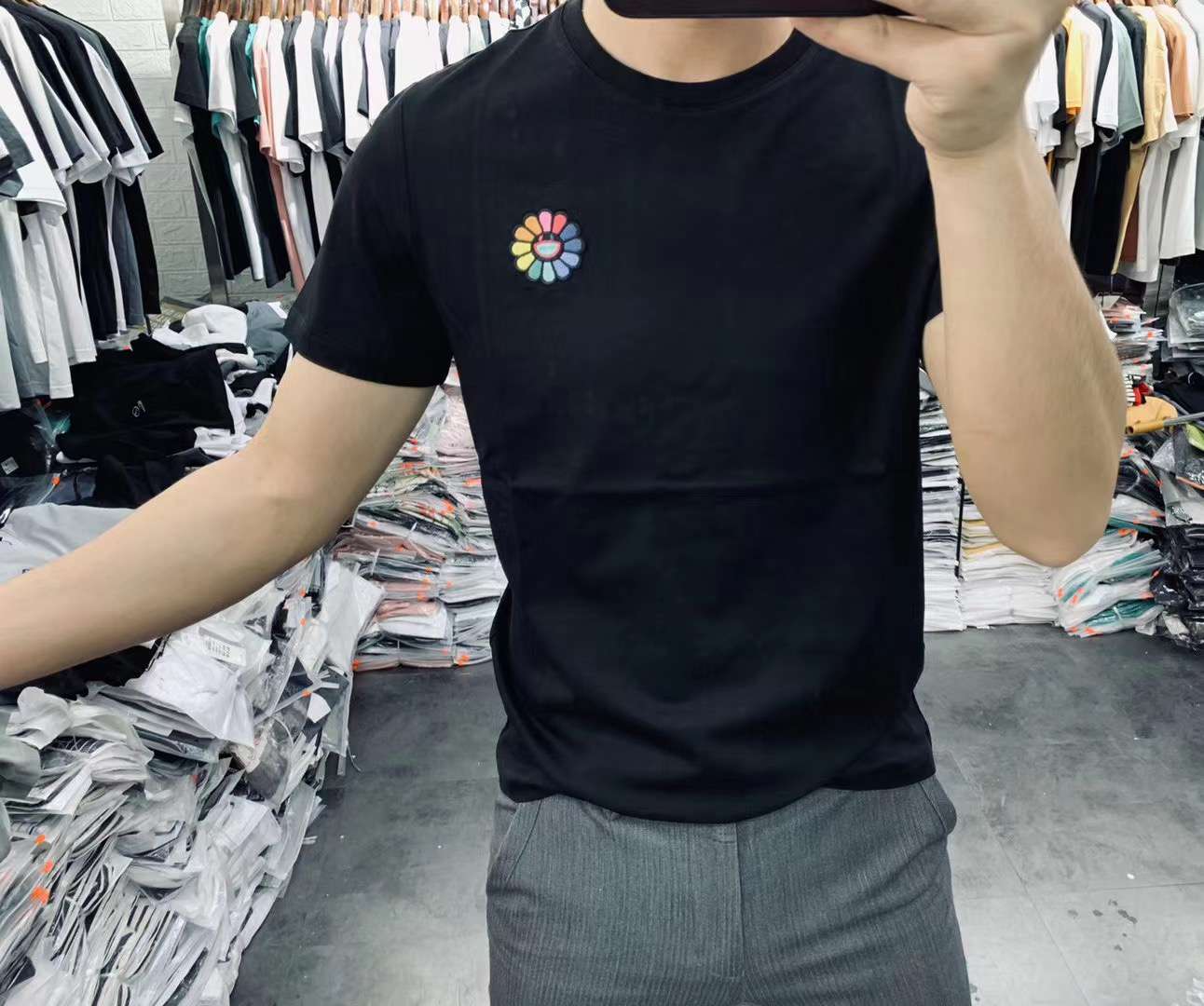 Men's short-sleeved T-shirt, a trendy summer Korean version, 2020 new ins loose student half-sleeved T-shirt, top garment m