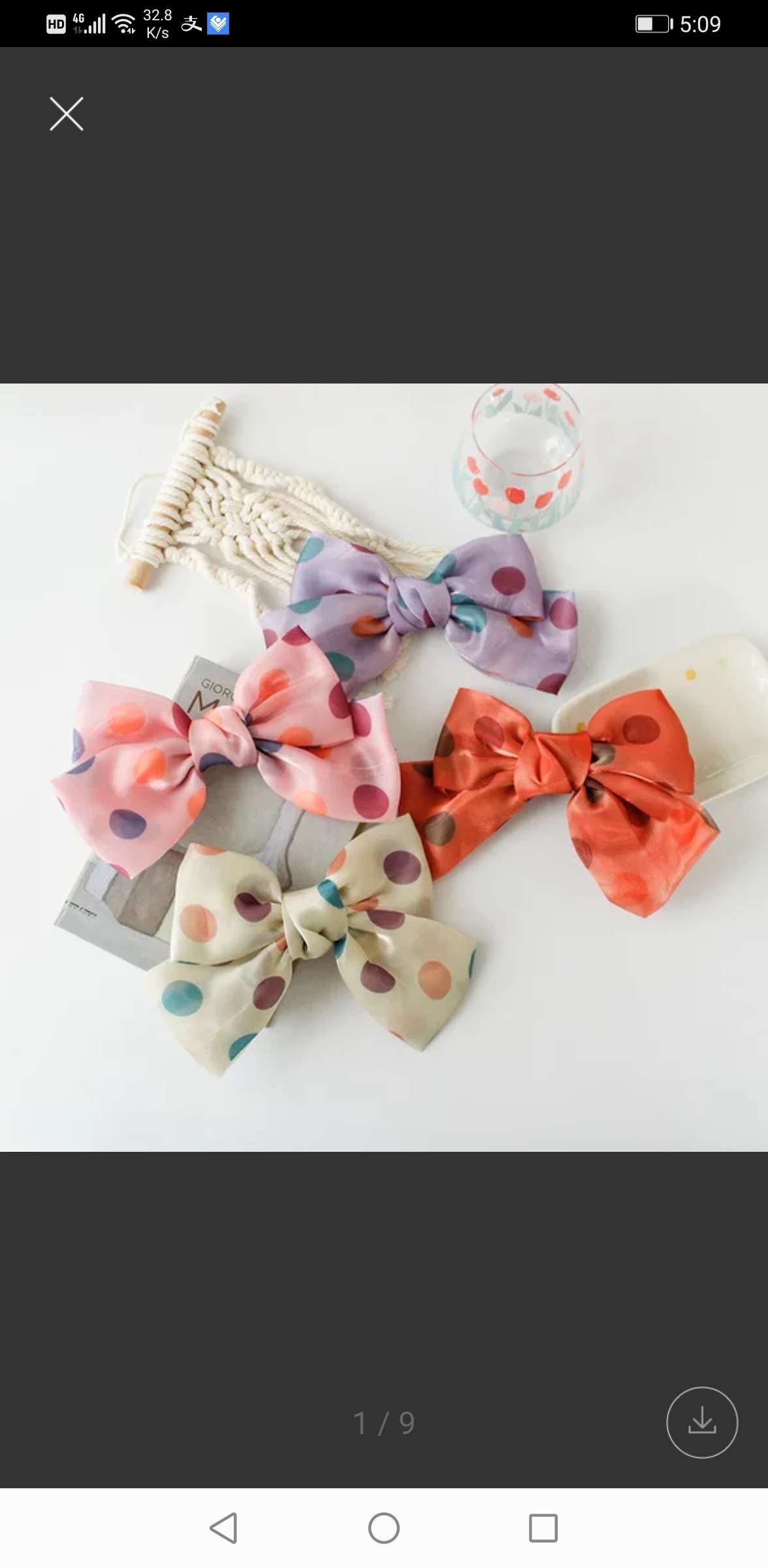 Polka Dot Clip Cute Wind Cross-Border E-Commerce Explosion Recommended Travel Accessories details Picture