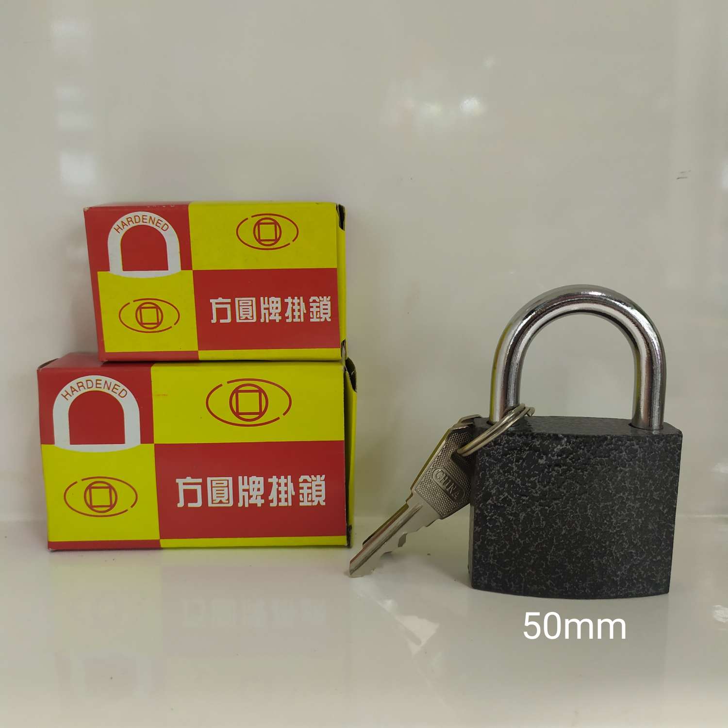 50 mm black plastic lock