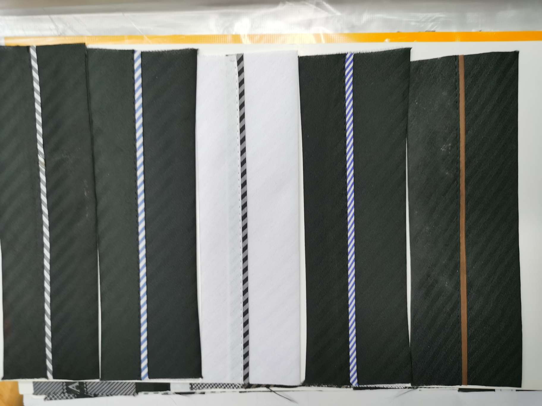 【厂家直销】【量大从优】【来样定做】全棉涤棉全涤5.8厘米树脂衬裤双层单层拱针裤腰腰朴防滑裤细节图