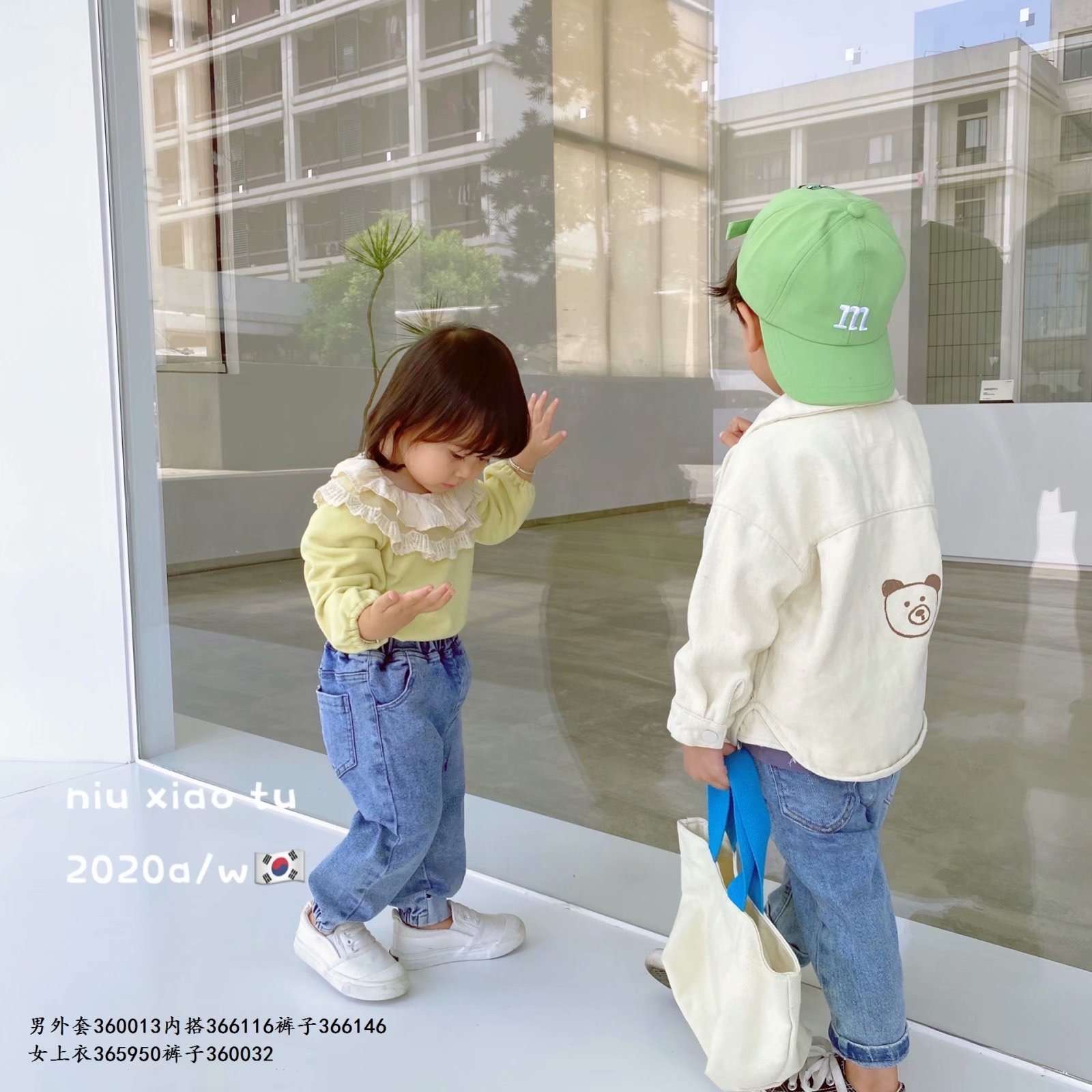 韩版新款小童套装1