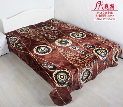 Blanket manufacturer direct blanket blanket cover circle brown thumbnail