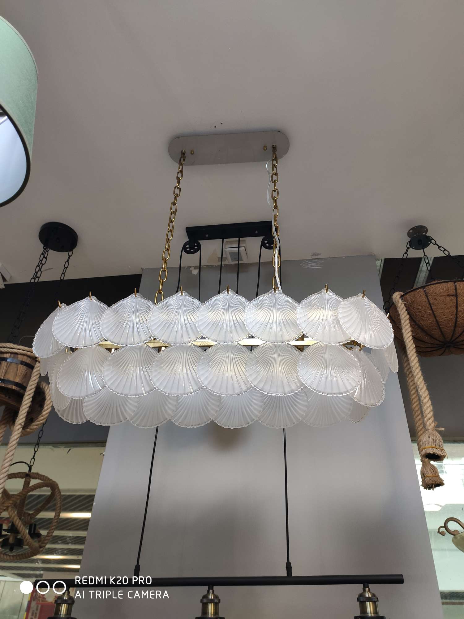 Restaurant chandelier