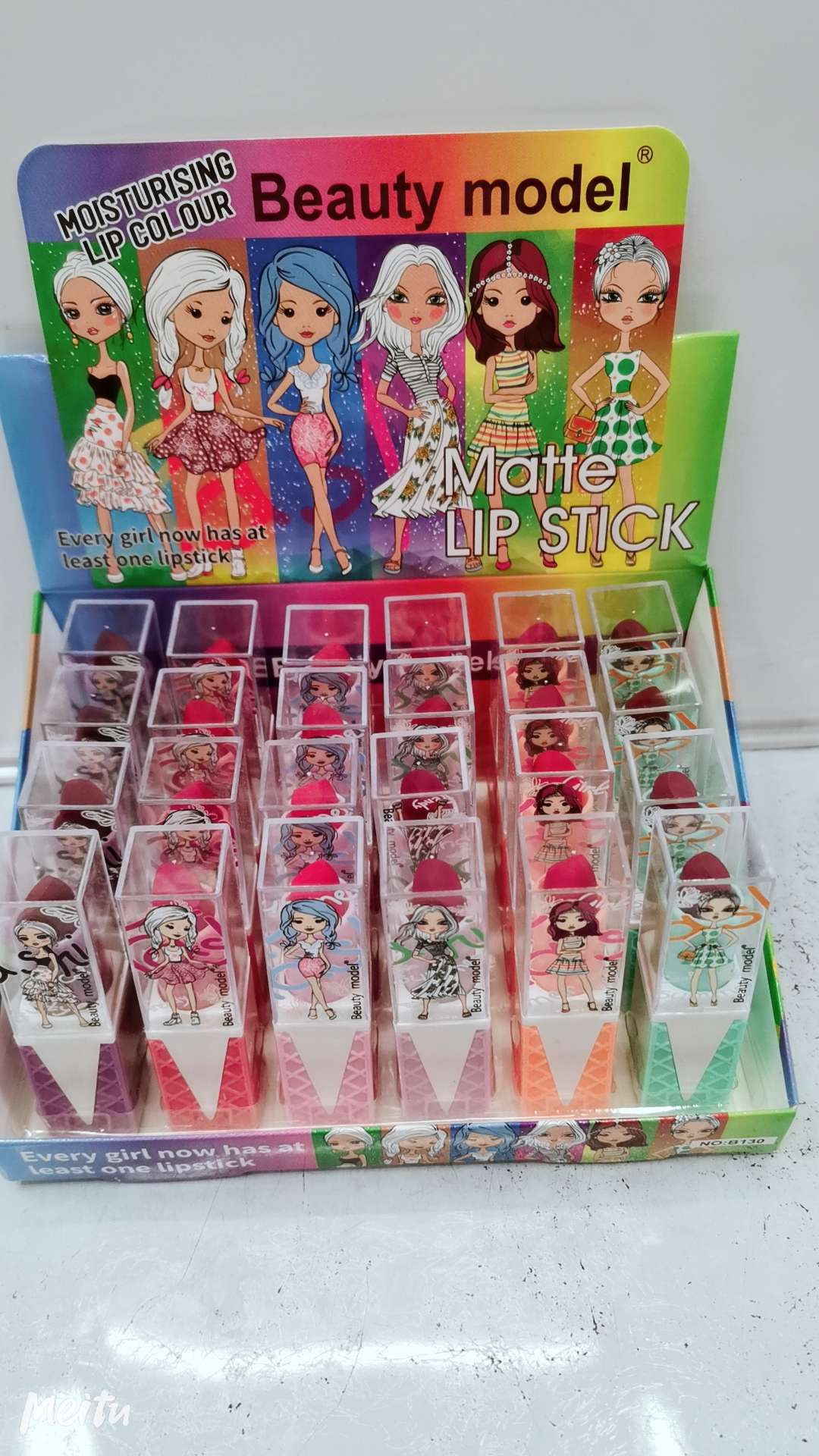 Display box, lipstick, lip care, facial pre-makeup care, beauty and cosmetic products factory direct sales