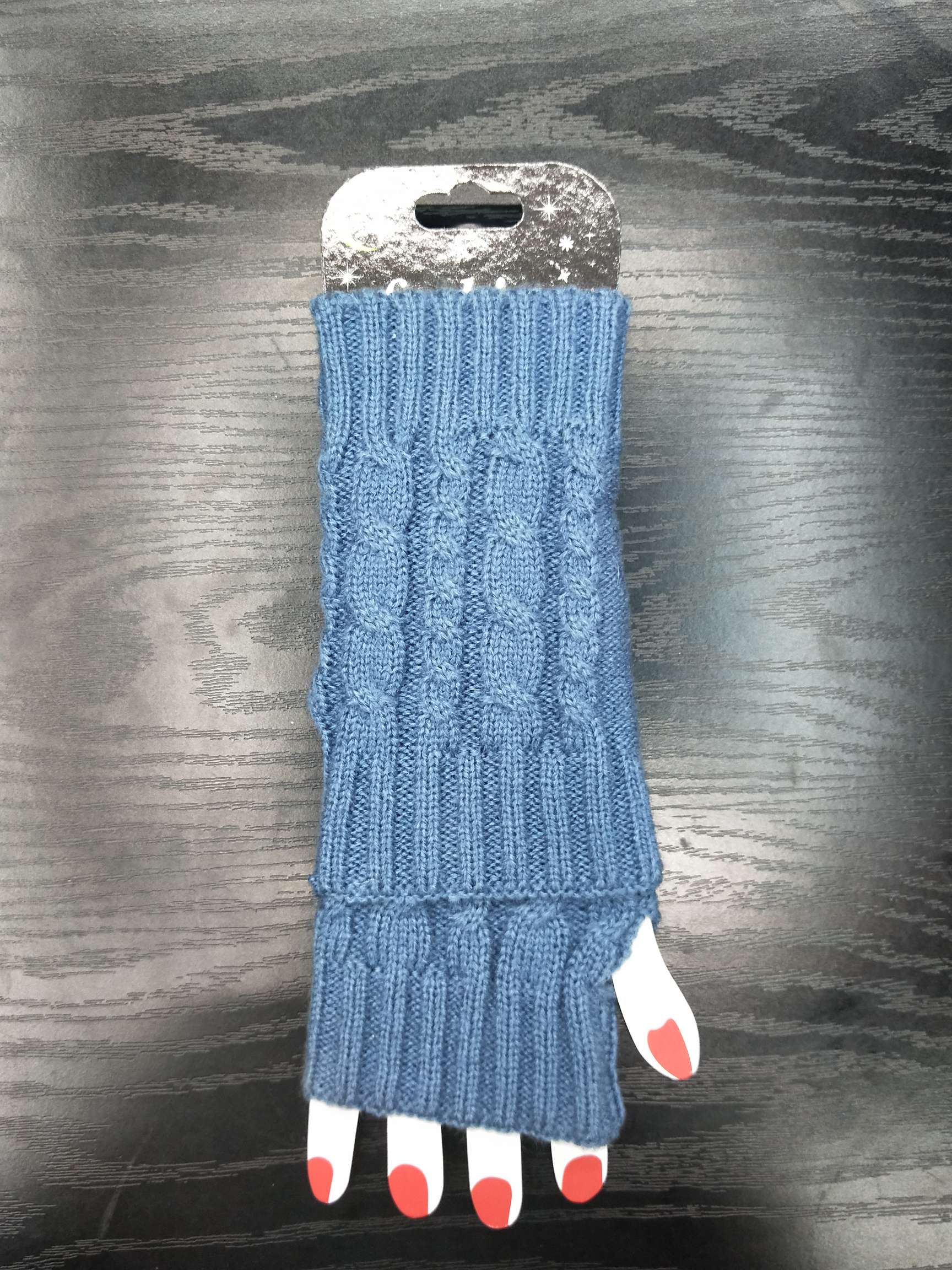 Autumn and winter knitted woolen gloves