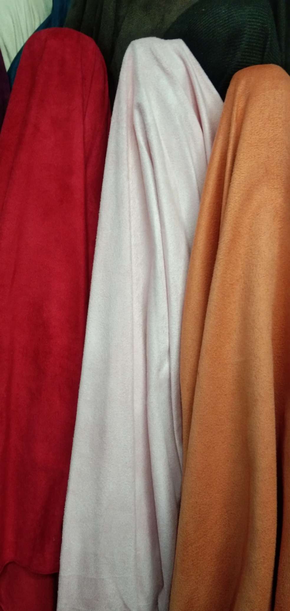 Velvet fabric in stock supply, suede velvet gilded bag materials, bedding