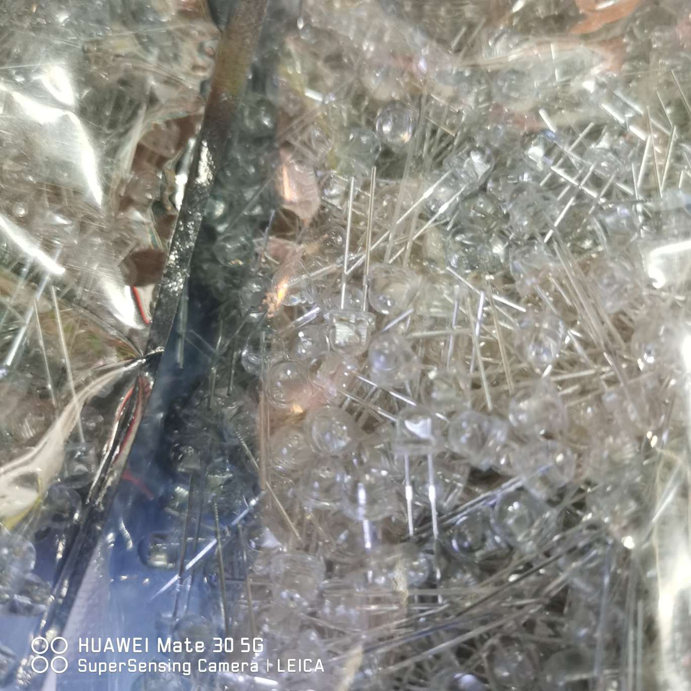 led灯电子配件玩具配件发光二极管草帽蓝灯产品图