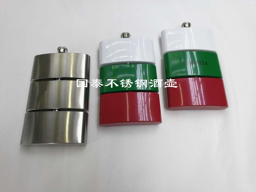 9oz three-section pot flask thumbnail