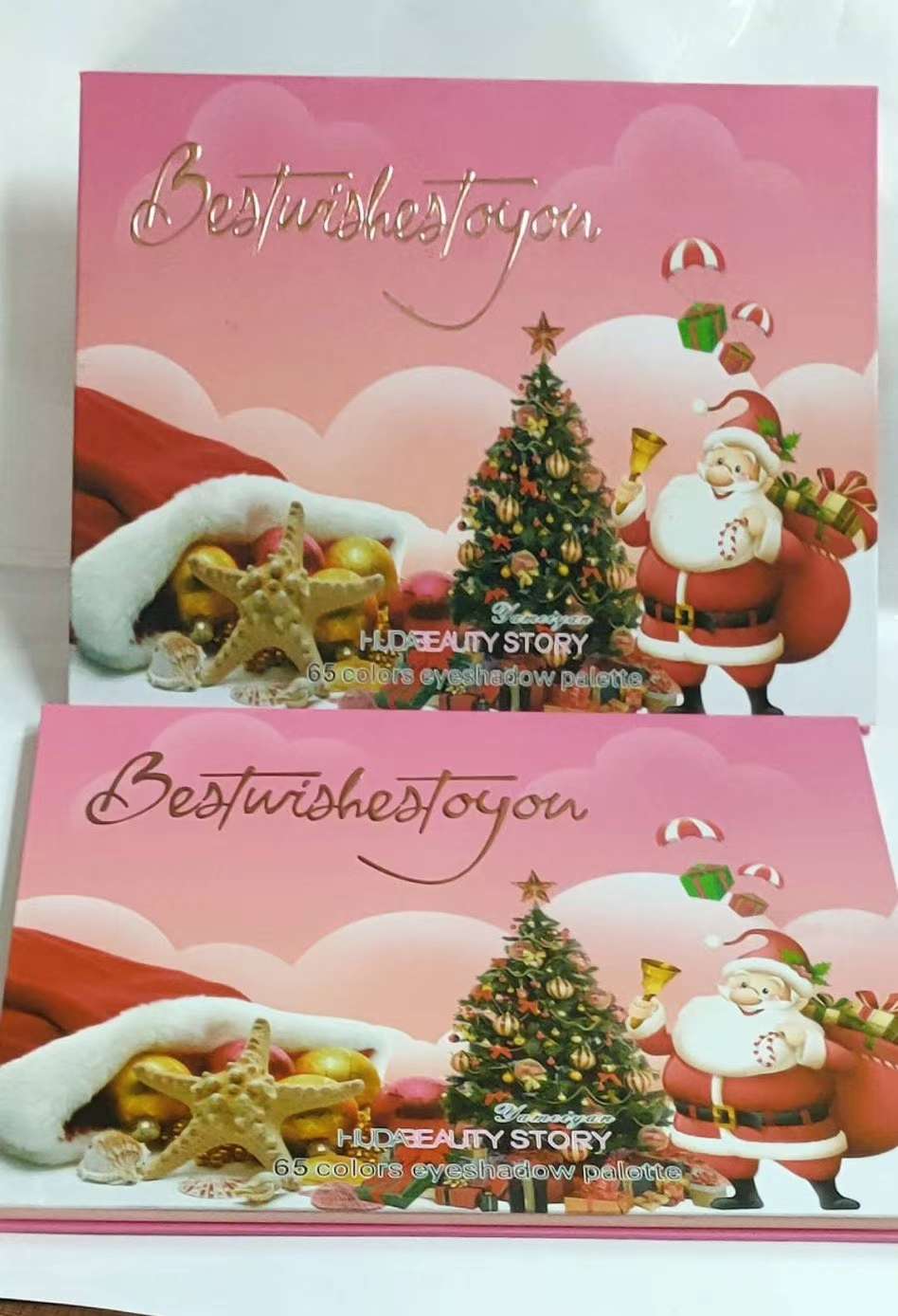 Christmas Edition Eyeshadow 56 Color Eyeshadow Tray No Fly Powder Lasting Easy Color Fashion All-In-One Eyeshadow details Picture