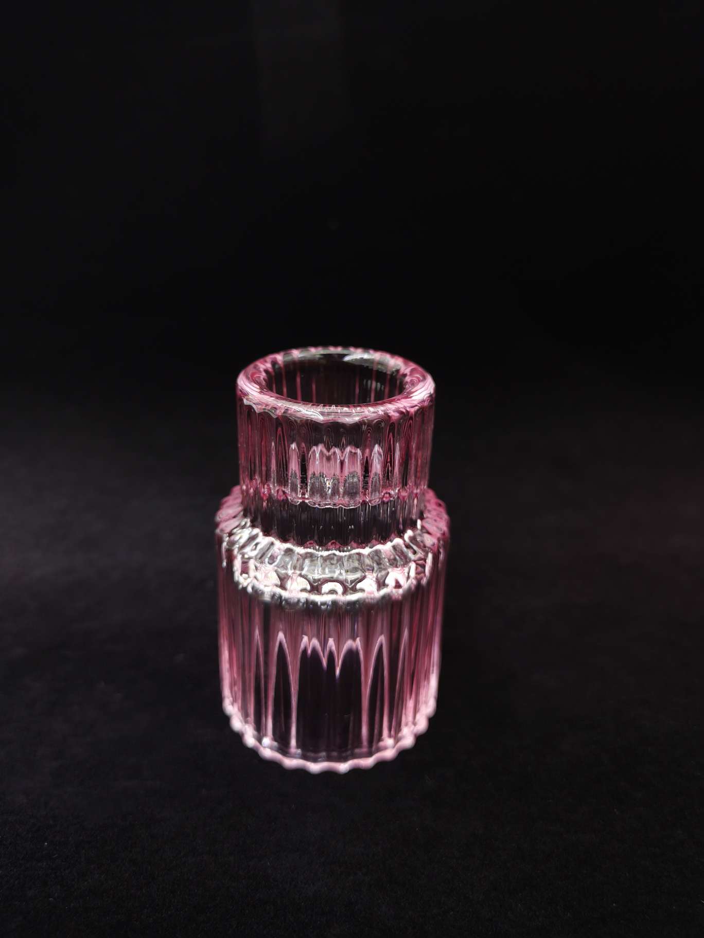 Tall glass candlesticks thumbnail