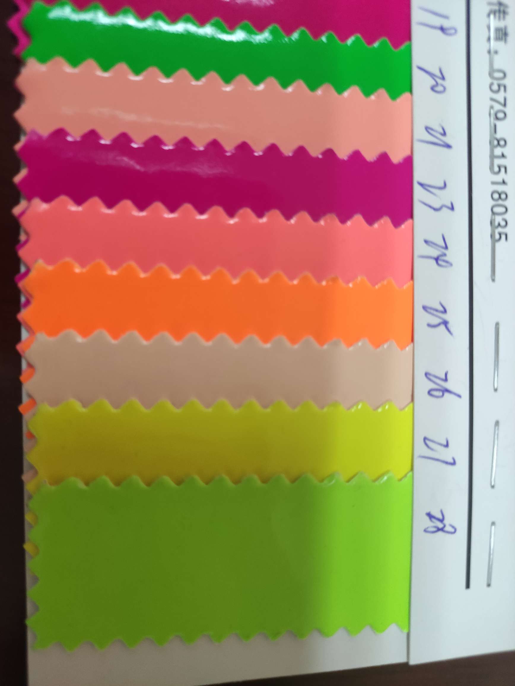 Fluorescent leather fabric of high, medium and low grades in large stock, direct sales from the manufacturer, best-selling new styles details Picture