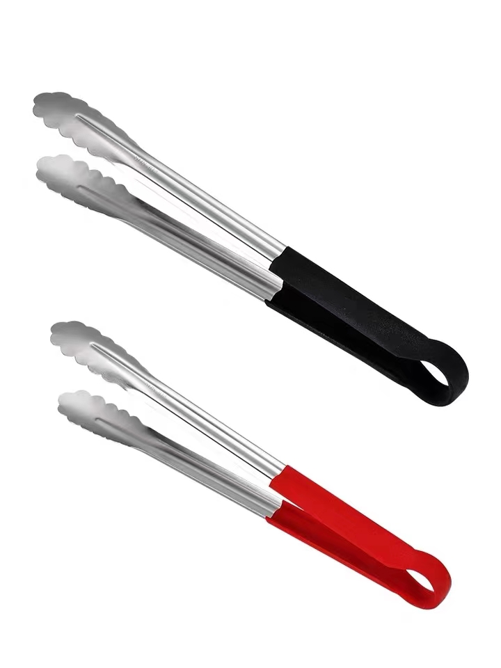 Silicone handle stainless steel food holder thumbnail
