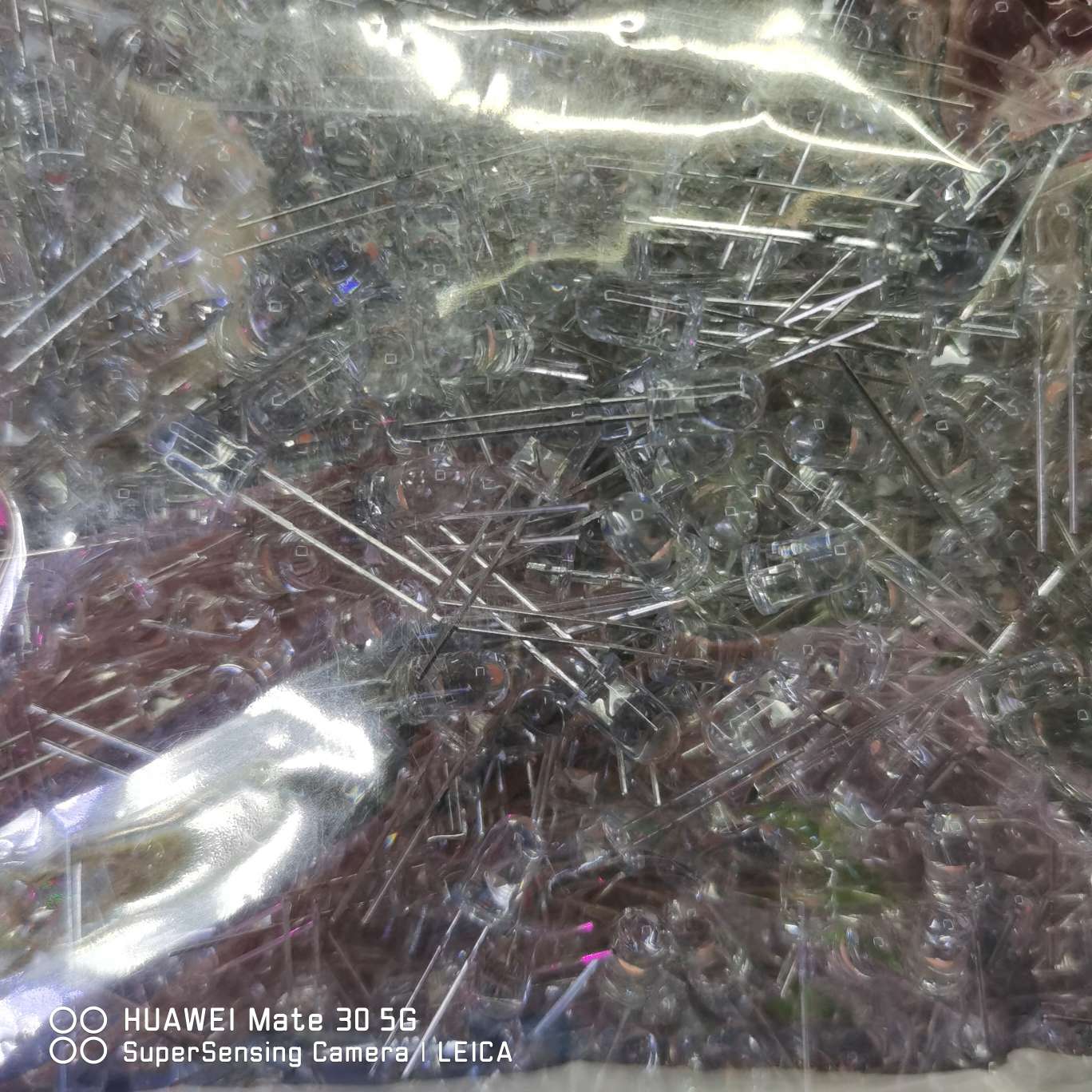 led灯电子配件玩具配件暖白发光二极管五毫米