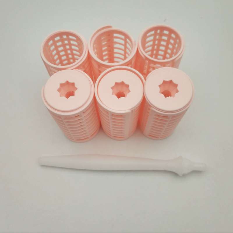 Bangs hair curler, double-layer mother and child hair curler, plastic hair curler, hair curler, beauty tools, 6 sets, 26,400 Xiaofen cosmetics details Picture