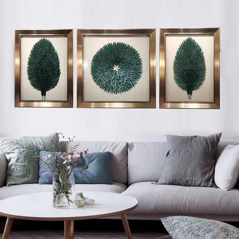 Ginkgo Biloba Series Of Hand-Made Foam Decorative Paintings