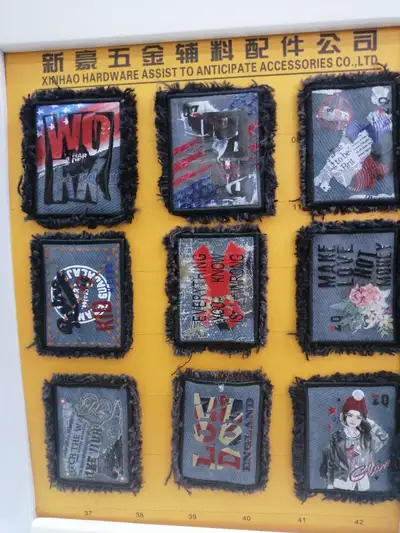Denim Sand Washing Label 6. Clothing Accessories Textile Accessories New Hao Manufacturers Direct Sales