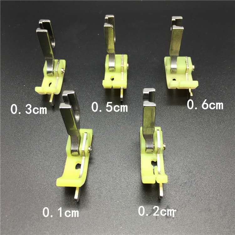 Sp-18 stop presser foot flat car plastic with knife presser foot right side edge presser line tangent to Teflon presser foot thumbnail