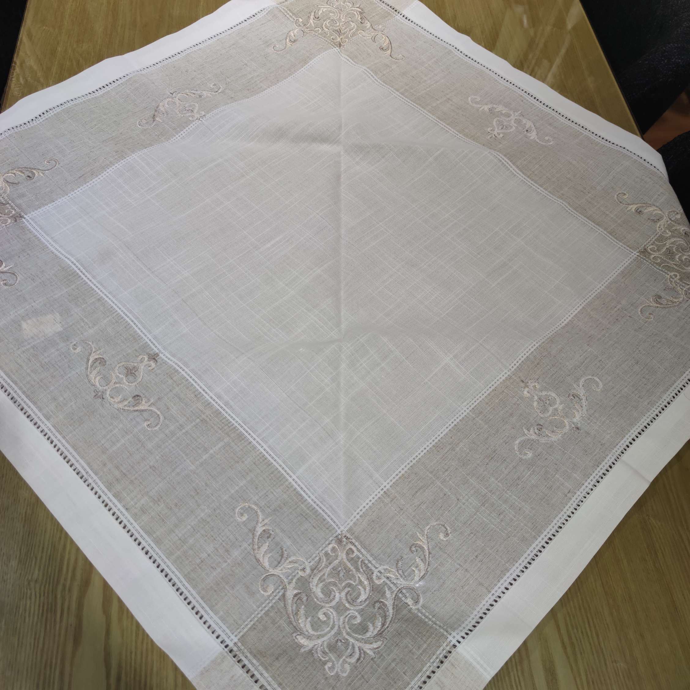 【S.G.R】2020新款桌布桌旗抱枕工艺布艺白色简约图