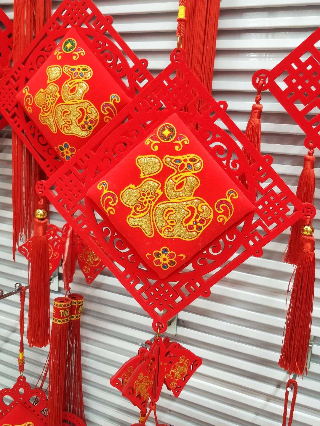 Home decoration Chinese knot pendants for New Year and Spring Festival decoration factory direct sales jz-20 diamond-shaped Chinese knots