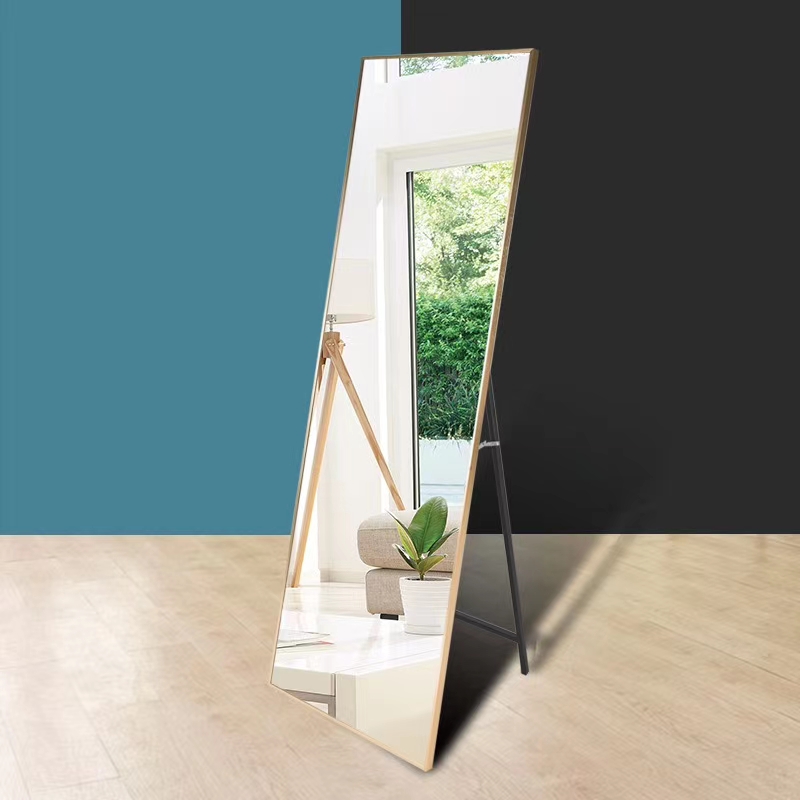 星辰太阳花镜落地镜子穿衣镜木制镜子欧式镜梳妆镜轮镜边花镜子梳妆镜子详情图9