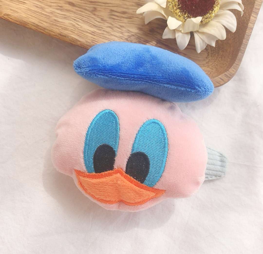 Ins simple individual character is lovely face clip clip cartoon dinosaur hair clip clip clip girl side clip hair clip hair accessory Donald Duck thumbnail