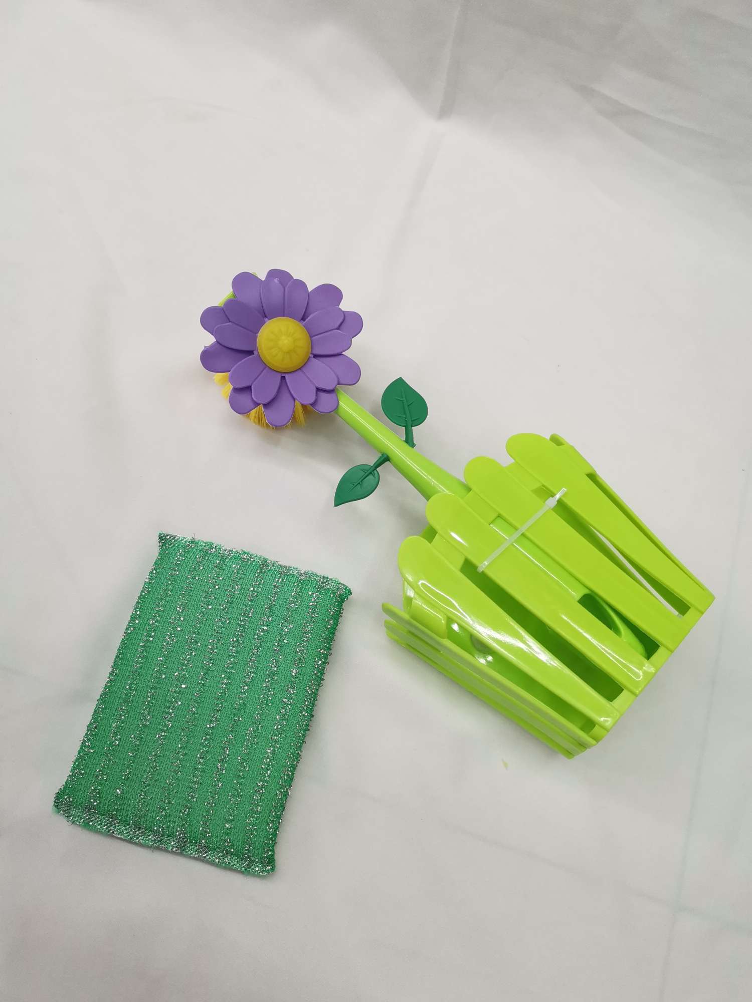 田园蝶蝶刷白底实物图