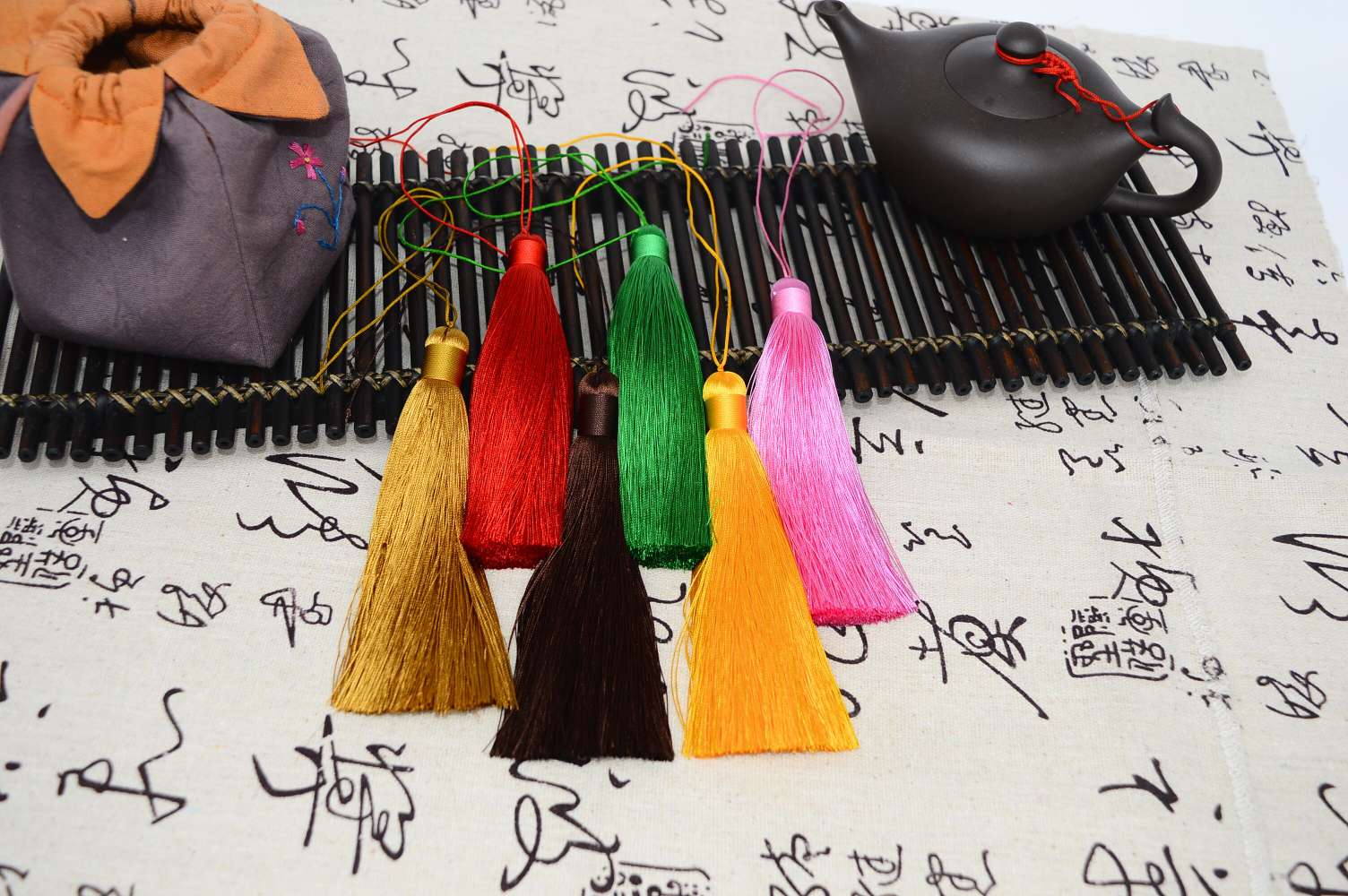 870B12（单色）-冰丝流苏详情图6