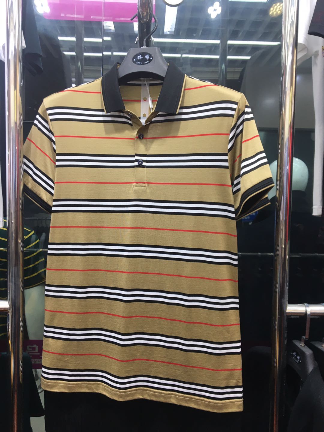 Summer men's short-sleeved T-shirt, lapel loose base polo shirt, half-sleeved ins trendy and versatile men's T-shirt top w