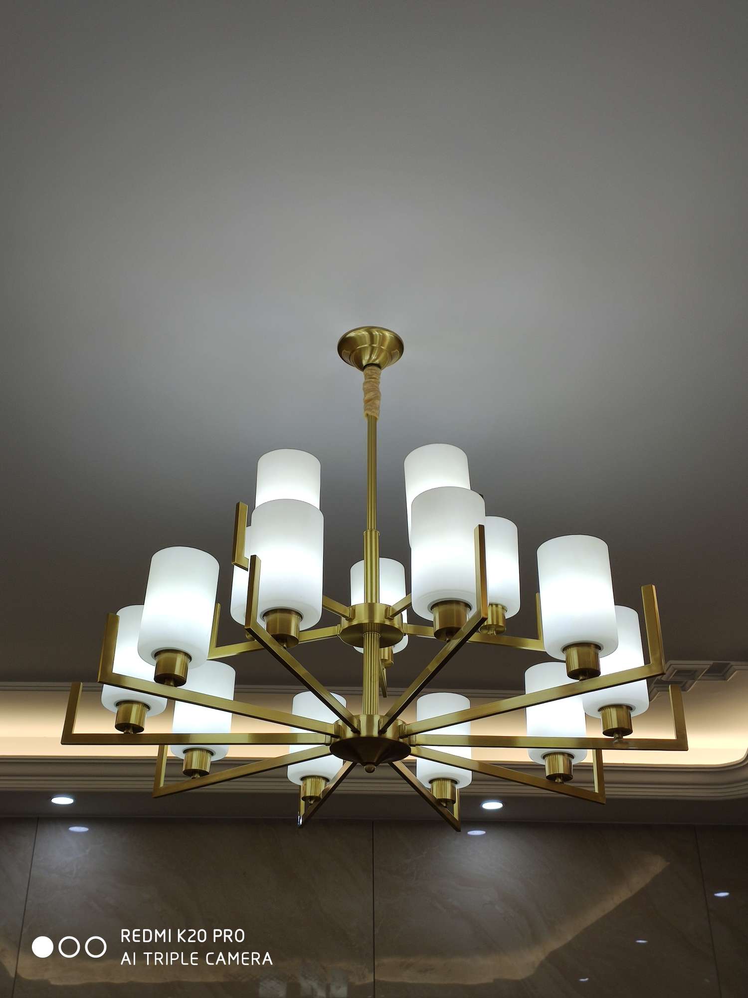 All-copper pendant lamp with Chinese trend decoration