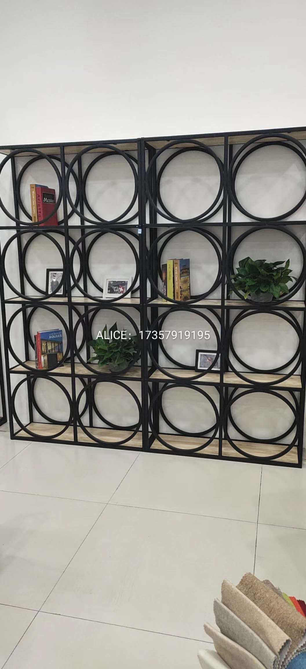 星辰书架各种铁架架子置物架个性架子简易架子安装架详情图8