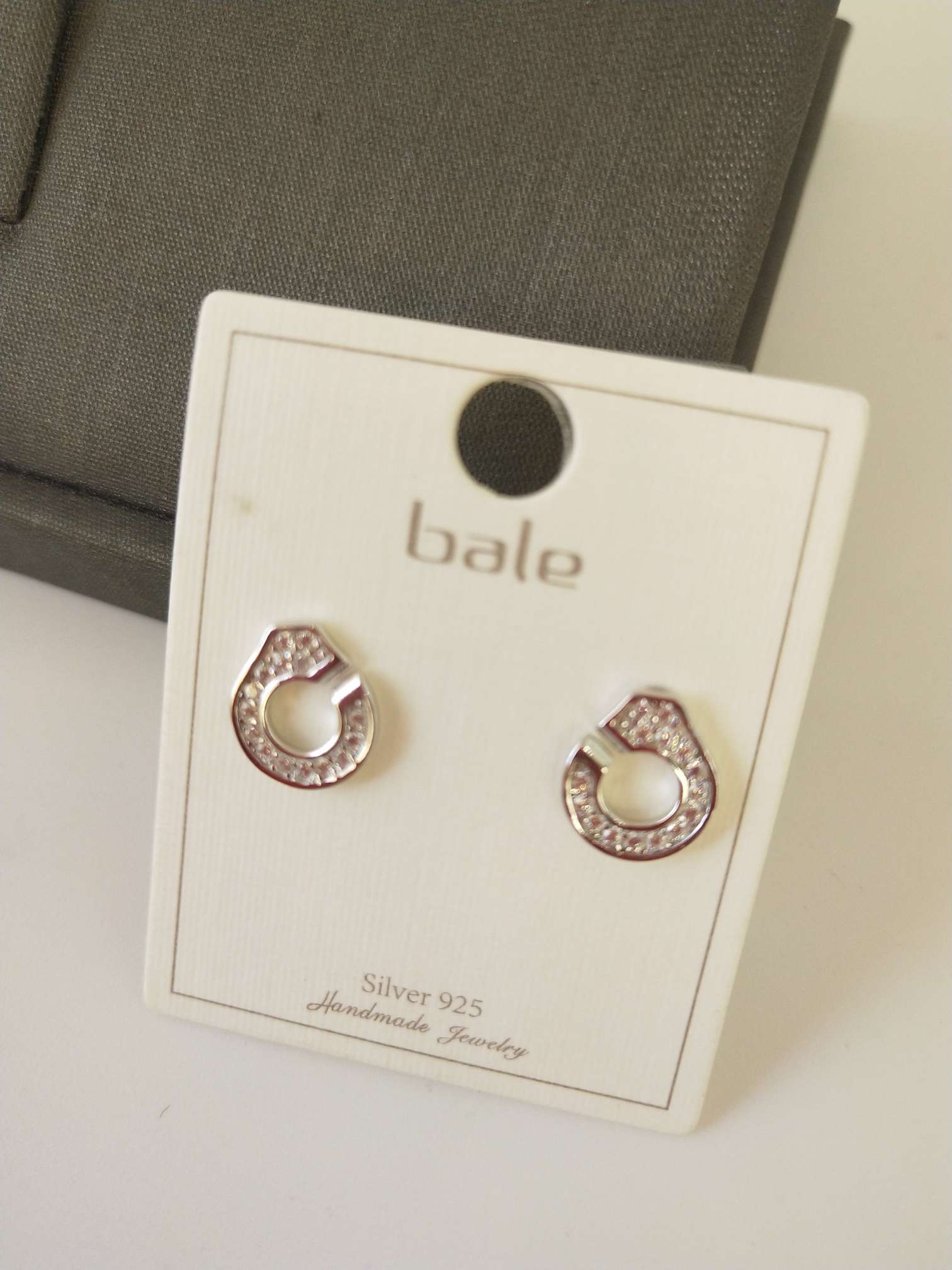 925 plata esterlina simple wind pequeños pendientes