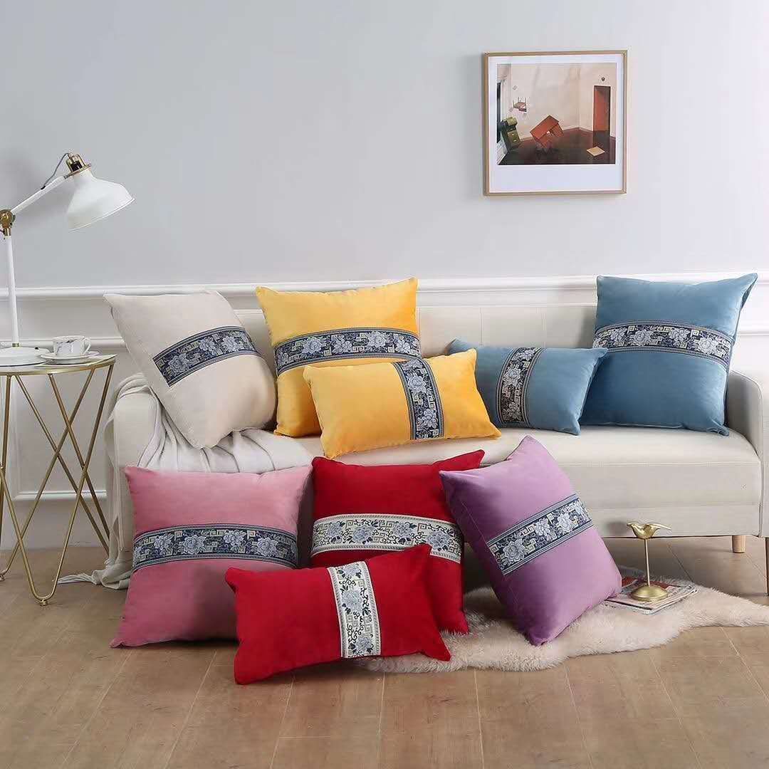 Crystal Velvet Cushion Cover Specification drawing