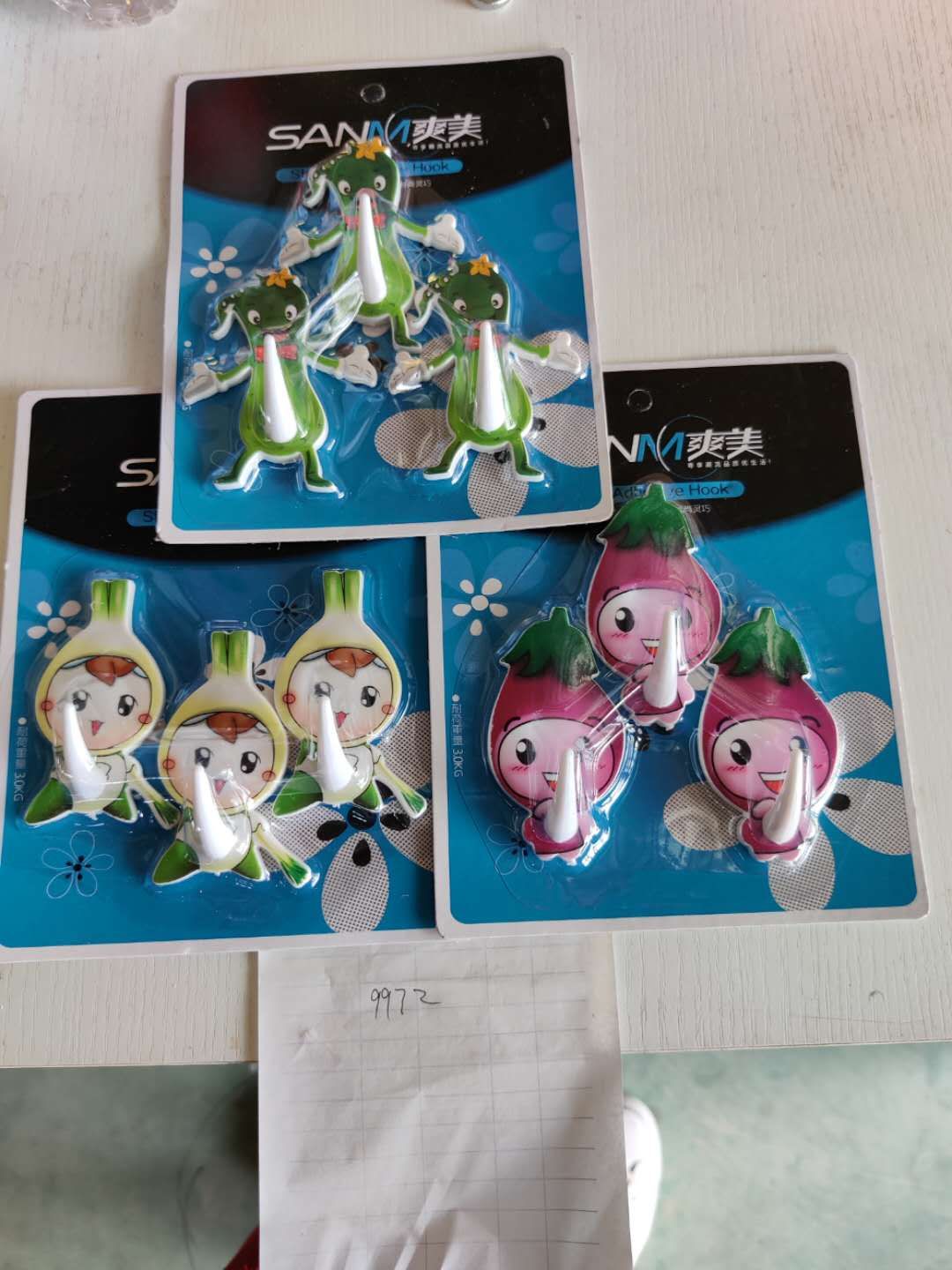 爽美3个卡通粘钩详情图8