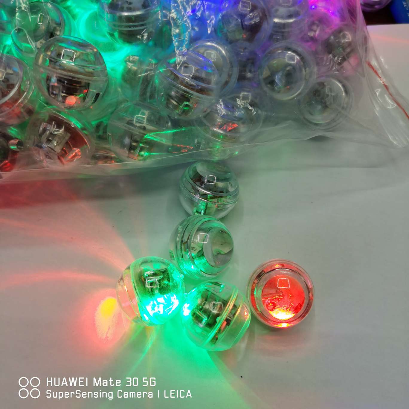 防水水晶球led灯玩具配件