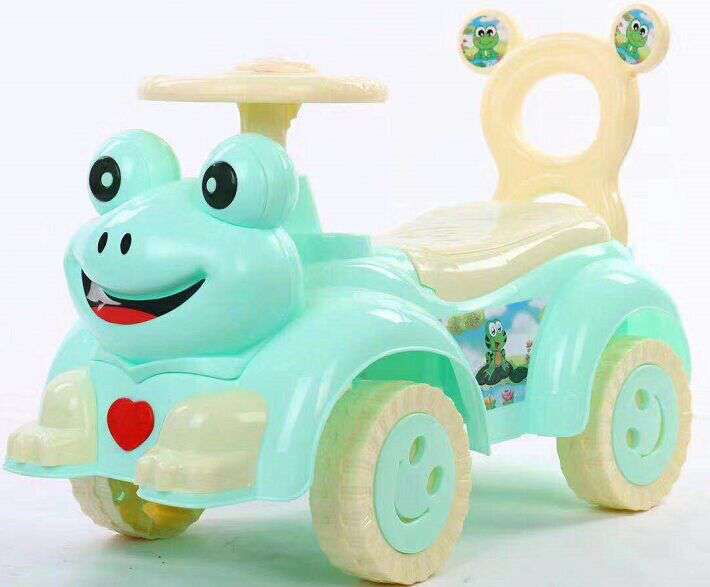 儿童青蛙四轮玩具车 青蛙造型 现货 儿童玩具 青蛙玩具车 儿童四轮玩具车