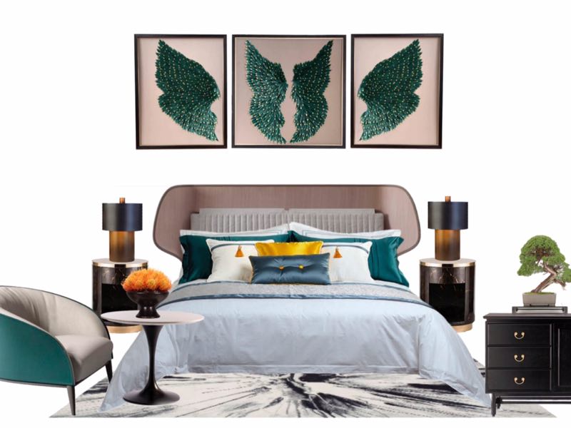 Ginkgo Biloba Series Of Hand-Made Foam Decorative Paintings details Picture