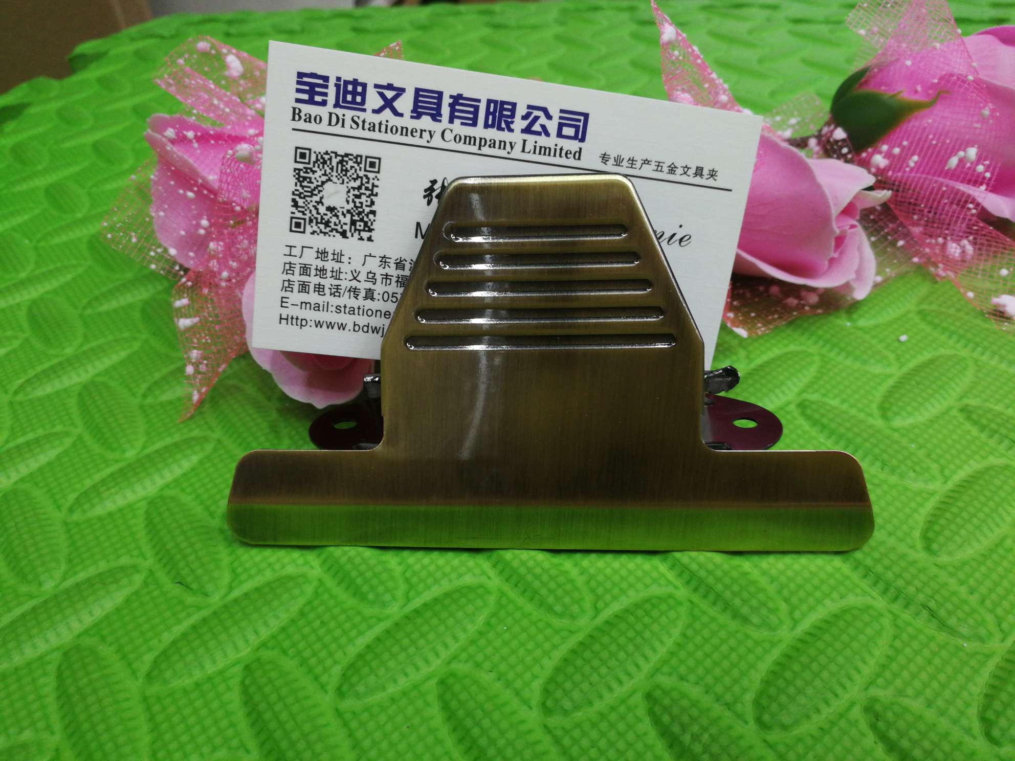蝴蝶夹古铜色23837