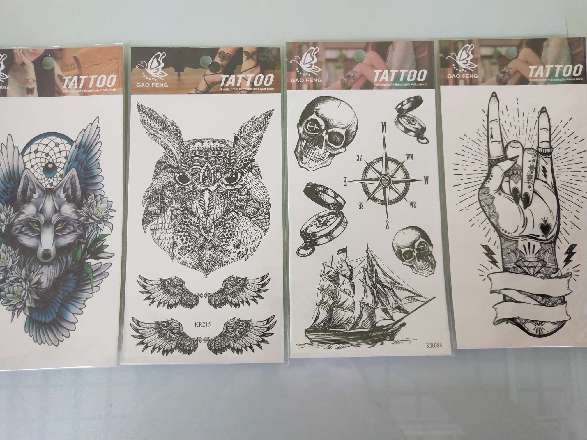 Anti-ghost Section arm face bloody scar stickers a variety of styles a mix thumbnail