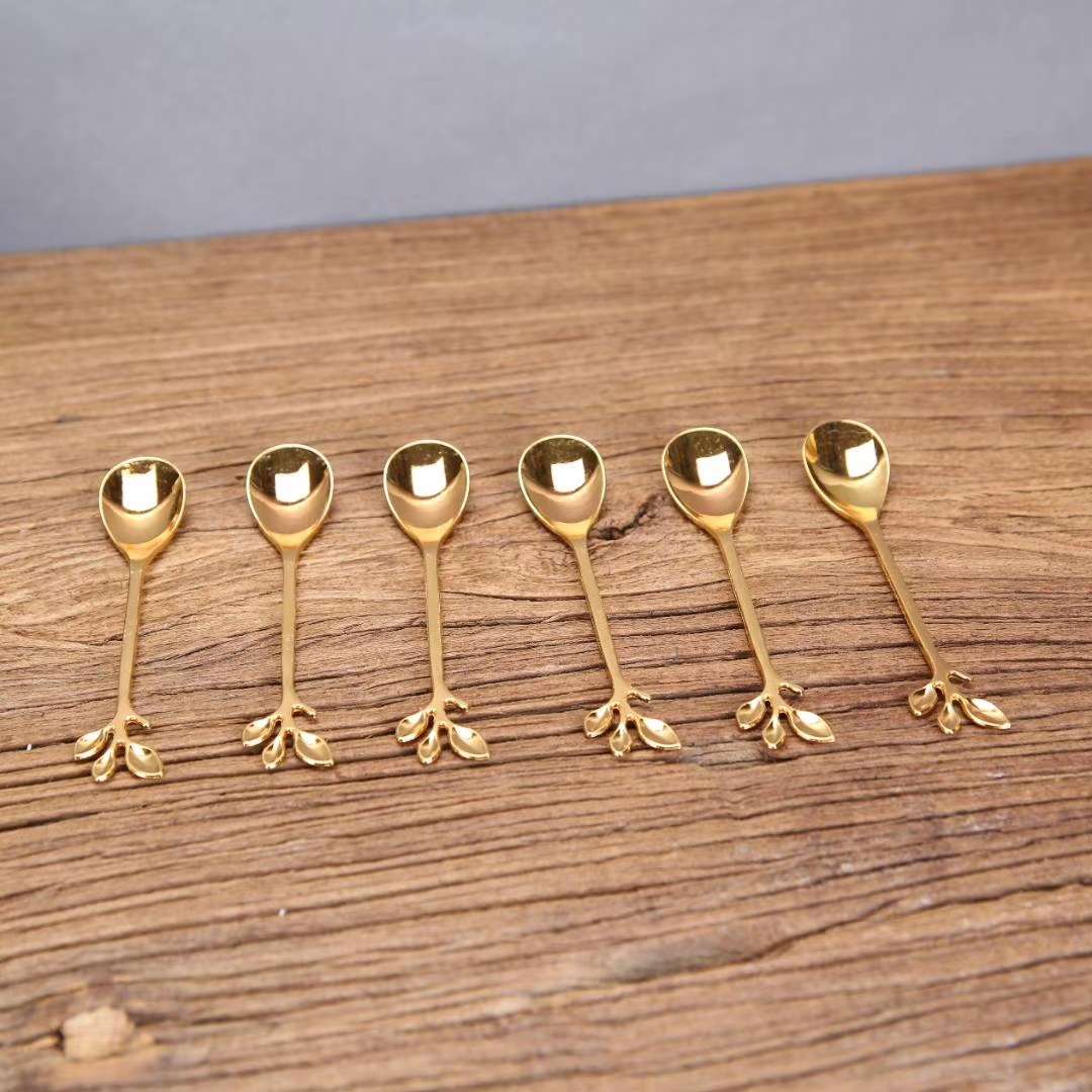 Gold coffee spoon thumbnail