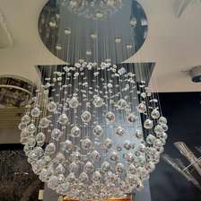 欧式北欧全铜水晶灯具轻 奢吊灯简约现代 客厅灯卧室餐厅 灯水晶灯