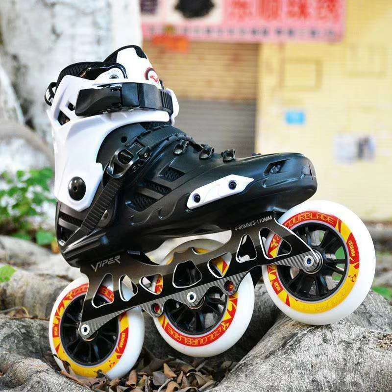 3 wheels big wheel flats adult style roller skates full figure
