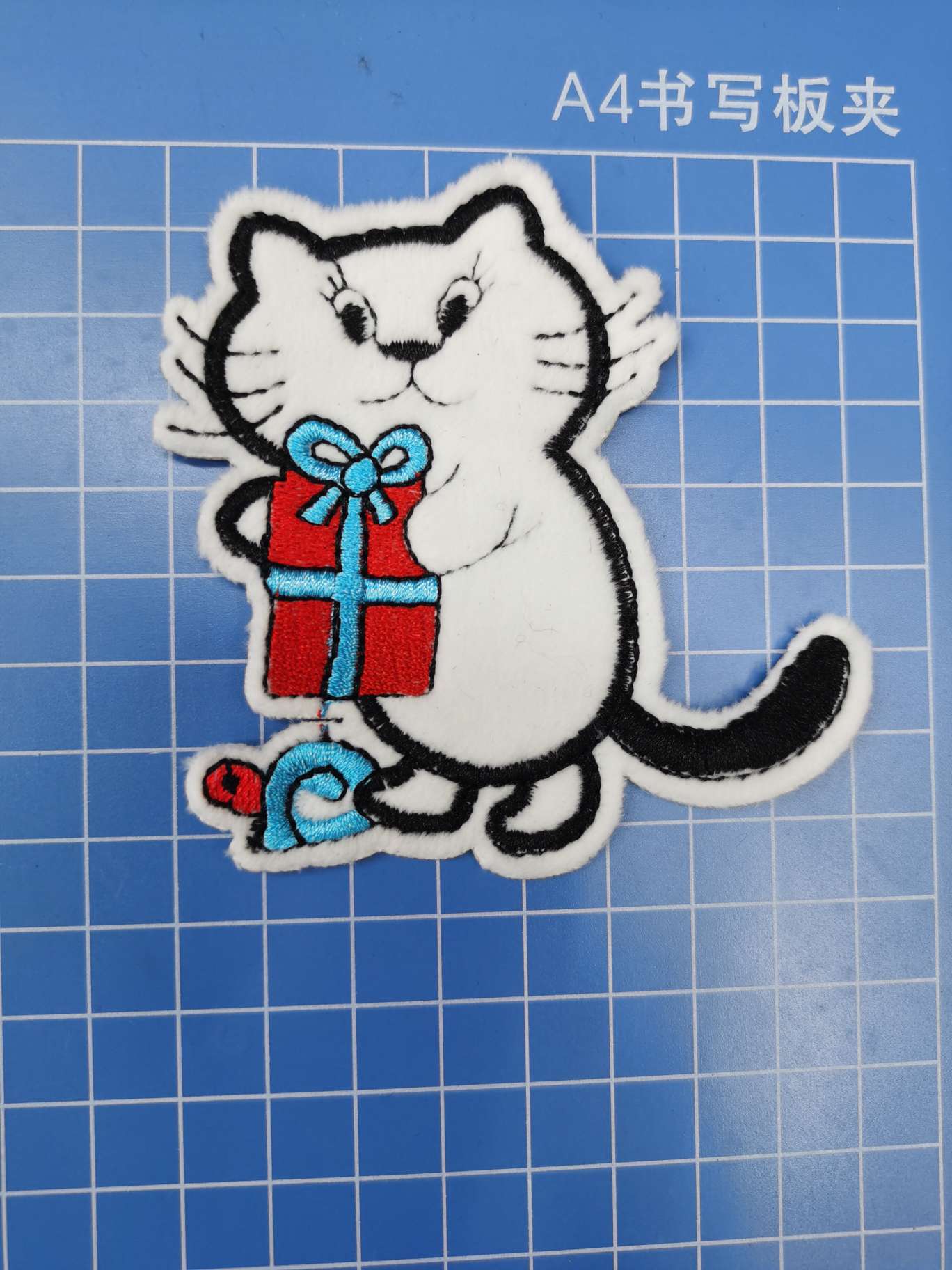 Plush patch gift cat