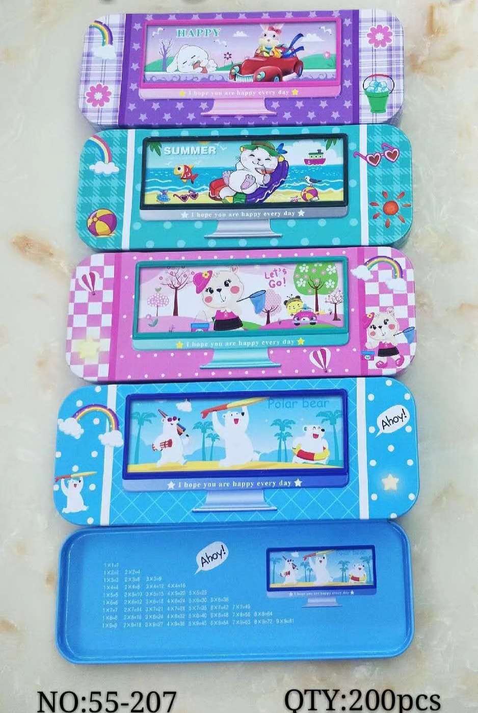Tinplate double - layer modeling writing case, like you can consult customer service thumbnail