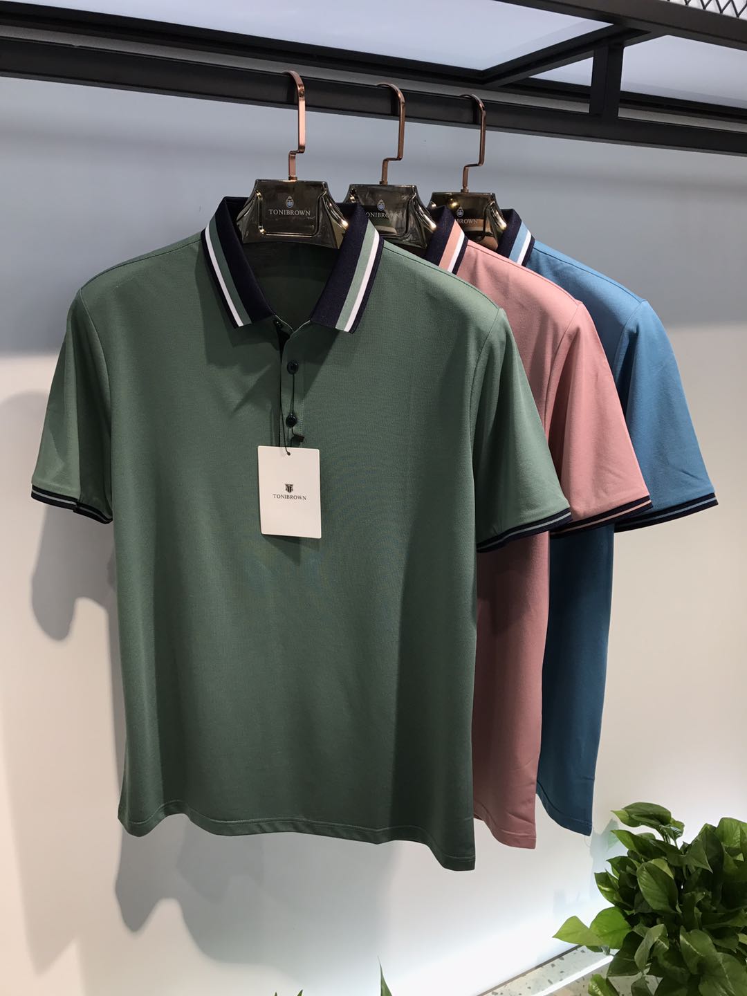 Summer men's short-sleeved T-shirt, lapel loose base polo shirt, half-sleeved ins trendy and versatile men's T-shirt top n
