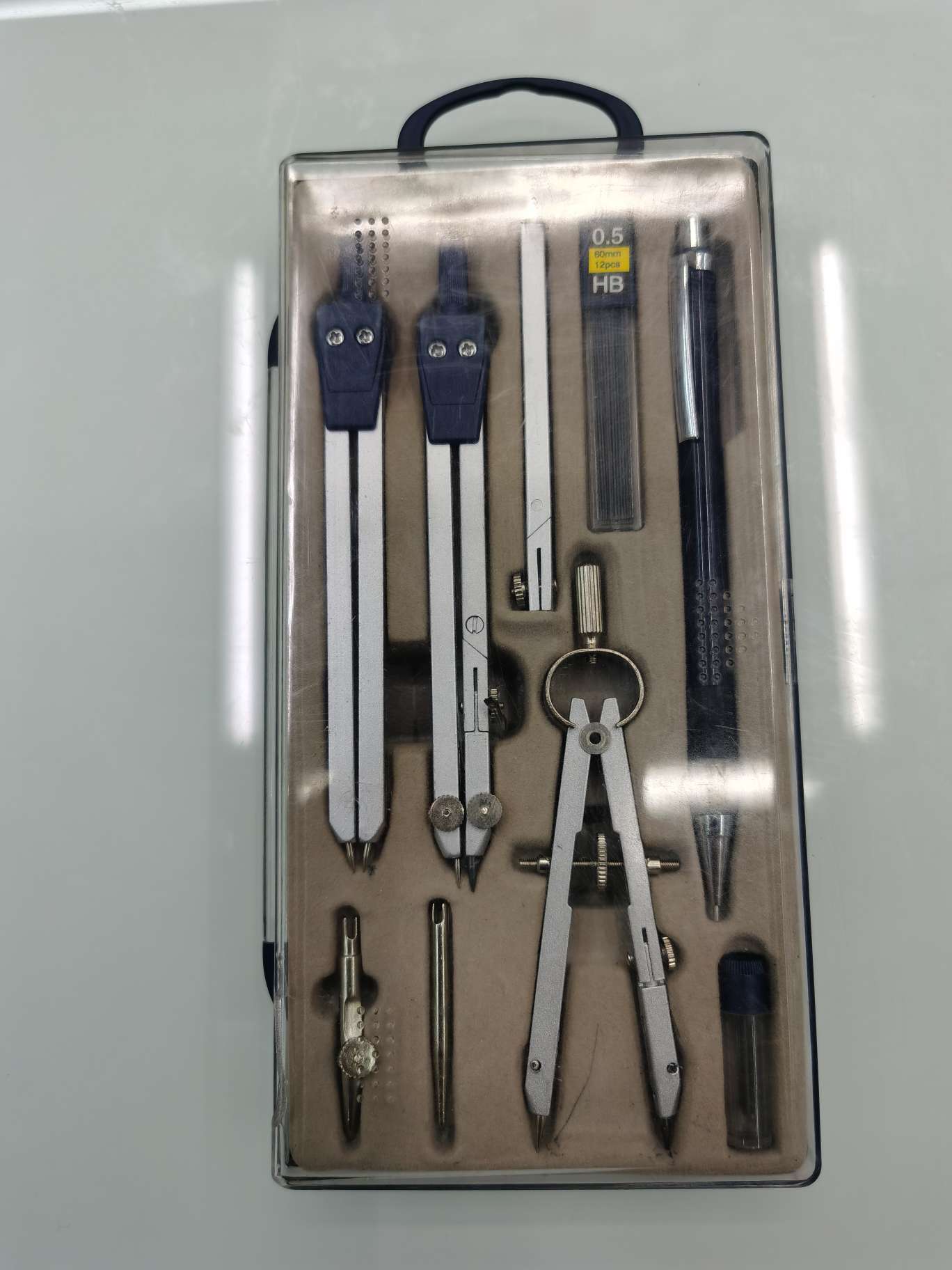 HK409C compass set, geometric drawing tools, drawing design tools, and drawing instruments Specification image