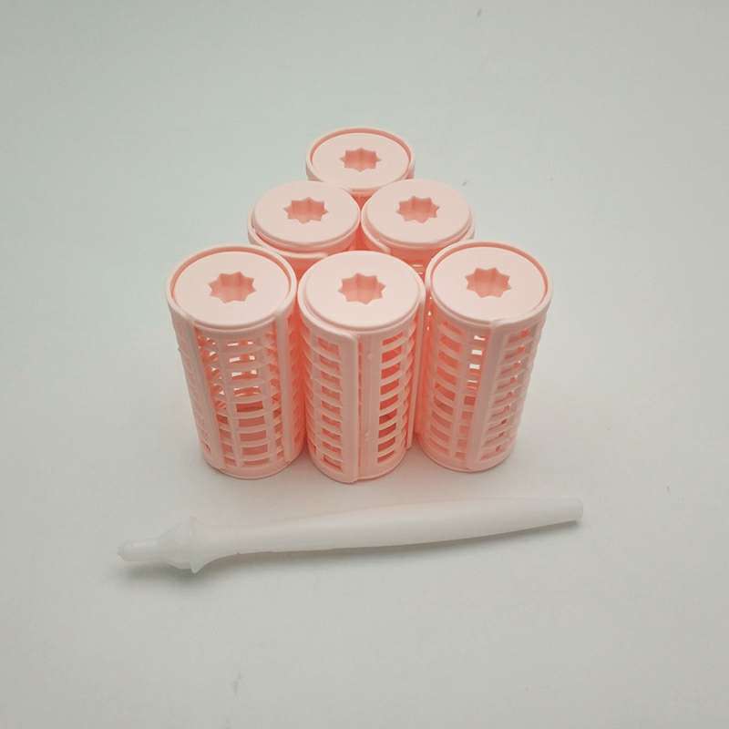 Bangs hair curler, double-layer mother and child hair curler, plastic hair curler, hair curler, beauty tools, 6 sets, 26,400 Xiaofen cosmetics Specification image