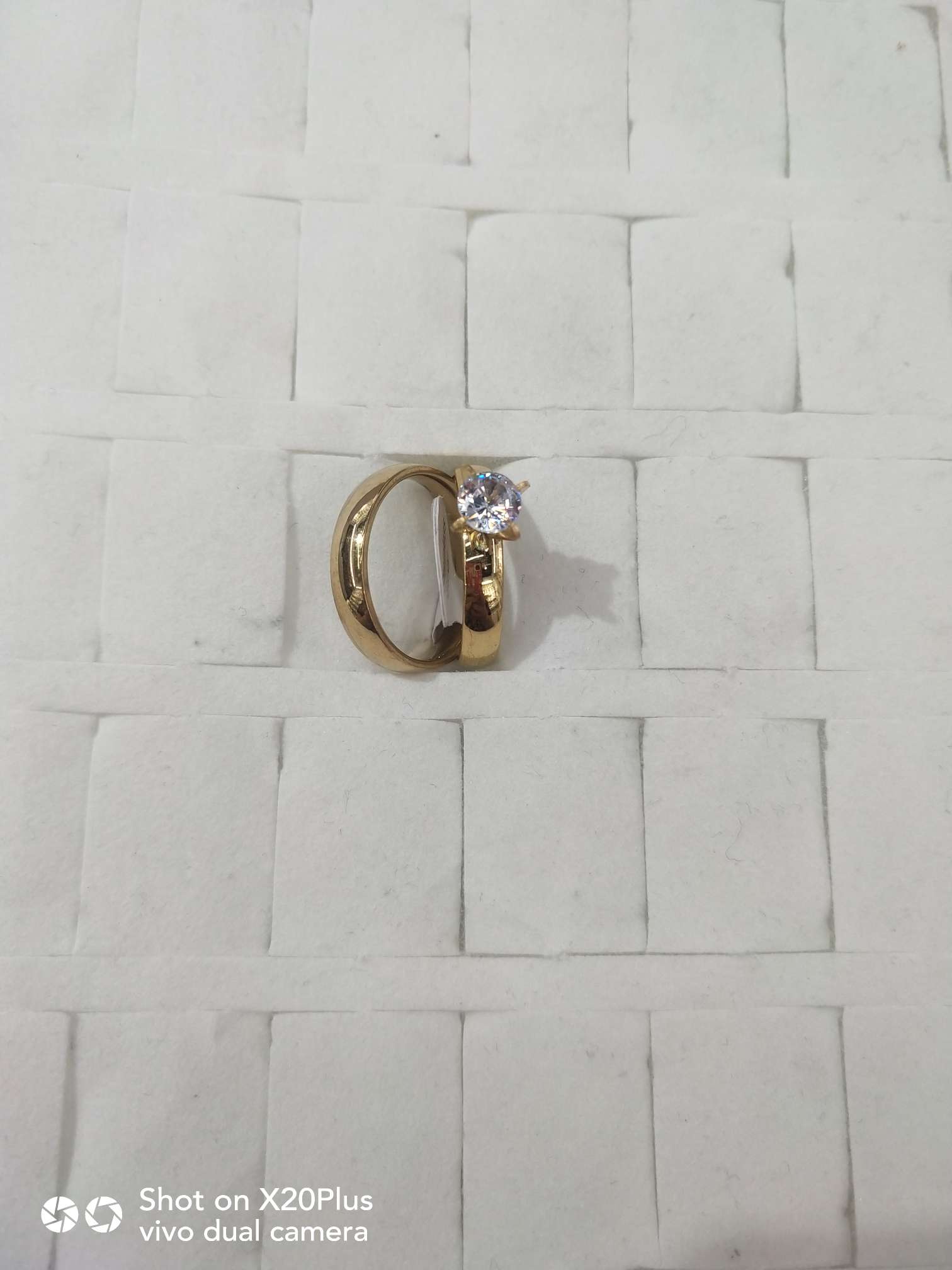 金色两件套细节图