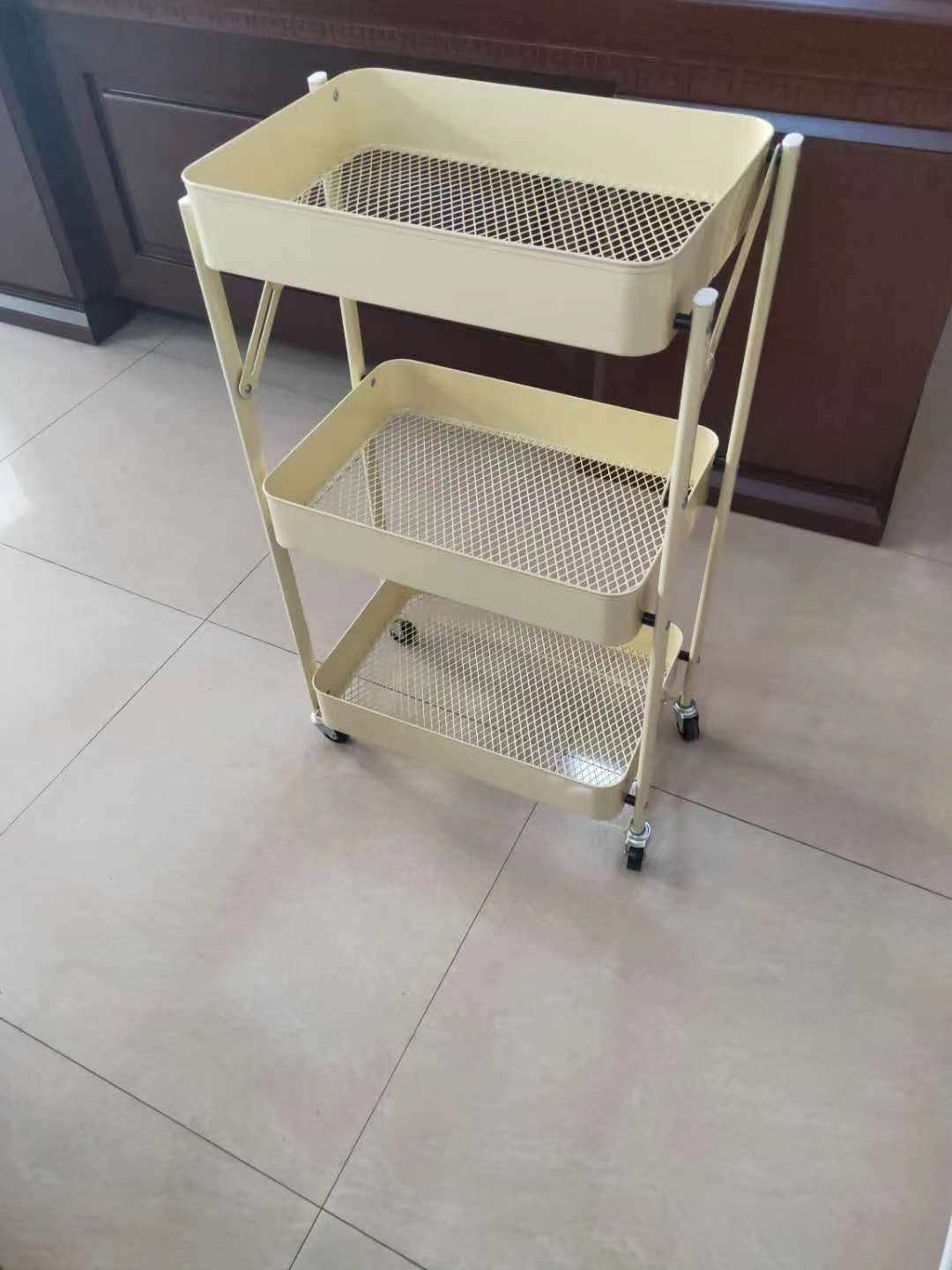 置物架厨房移动小推车置物架带轮子落地多层卧室客厅杂物化妆收纳详情图6